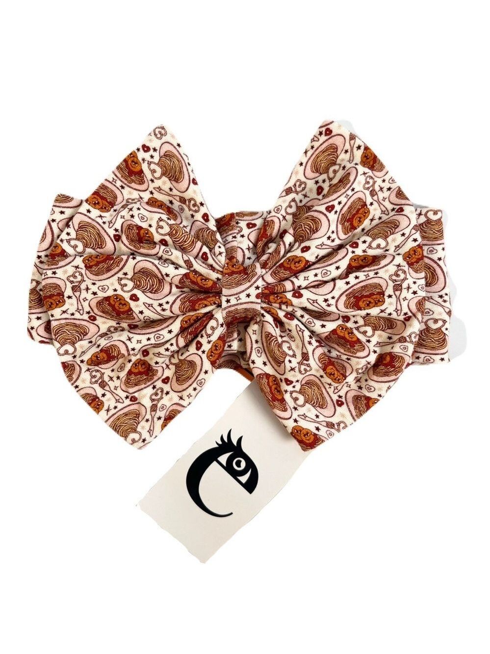 🇨🇦 Little Eyes Kids Spaghetti‎ Sweethearts Bamboo Bow Headband